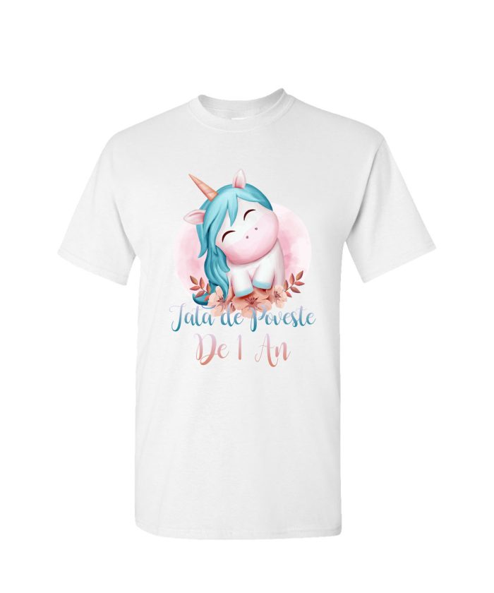 Tricouri Personalizate Parinti De Poveste De 1 An Cu Unicorni