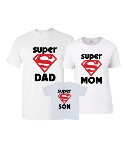 set 3 tricouri personalizate superman