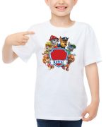 Tricou personalizat pentru copii Paw patrol, tricouri personalizate, tricouri unicate