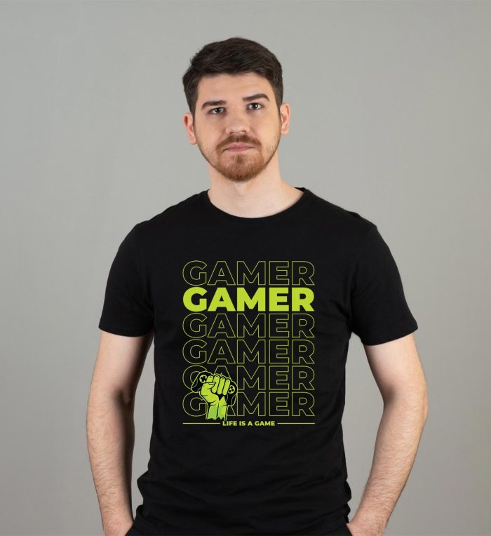 tricou personalizat gamer malfini