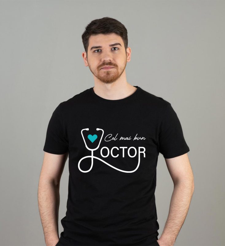 tricou pentru cel mai bun doctor, tricou personalizat, cadouri pentru doctori