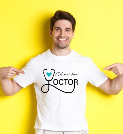 tricou pentru cel mai bun doctor, tricou personalizat, cadouri pentru doctori